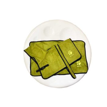 Bath Robe Set - Moss Green