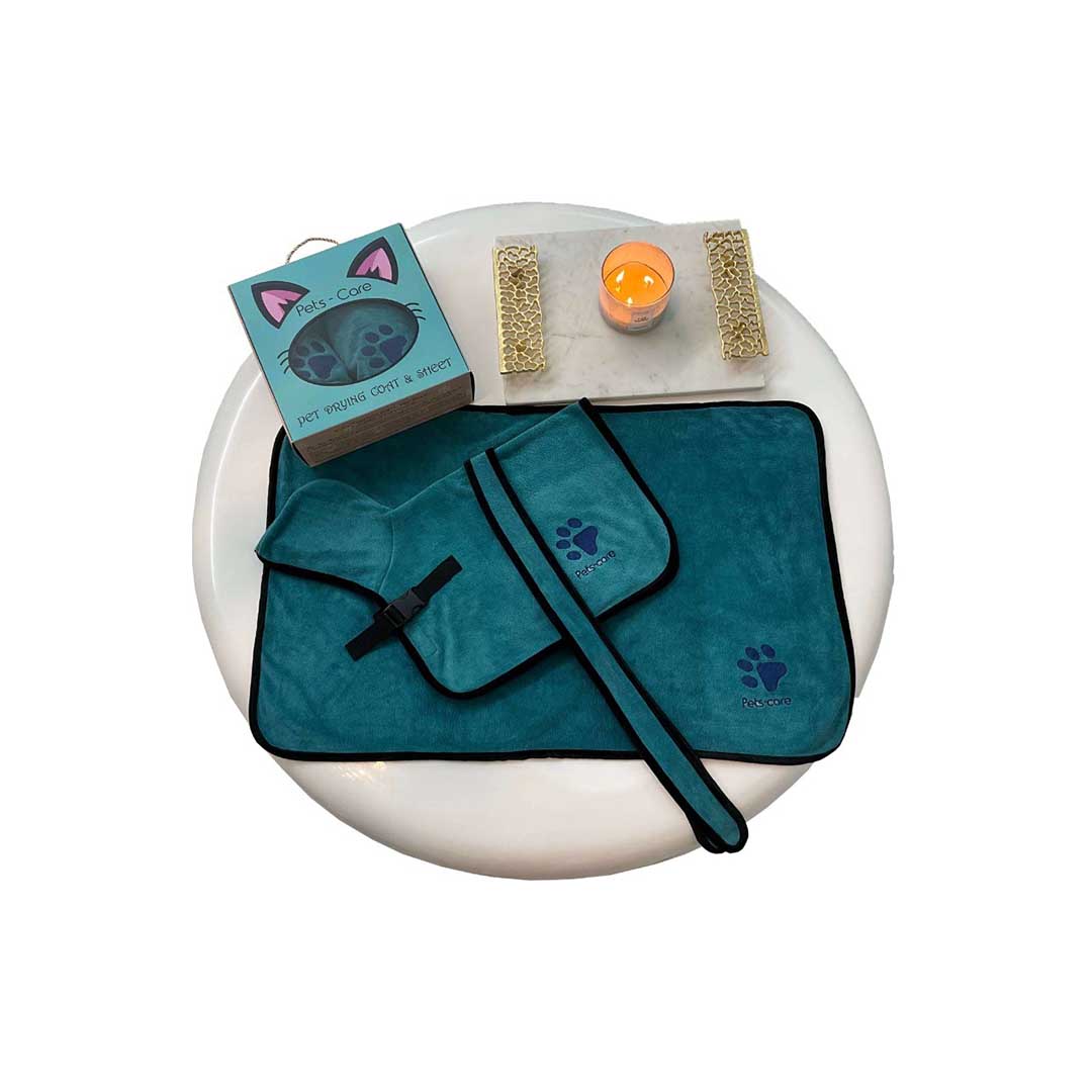 Bath Robe Set - Sea Green