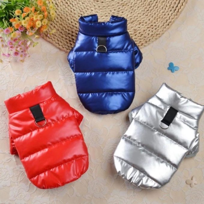 Metallic Puffer Vest