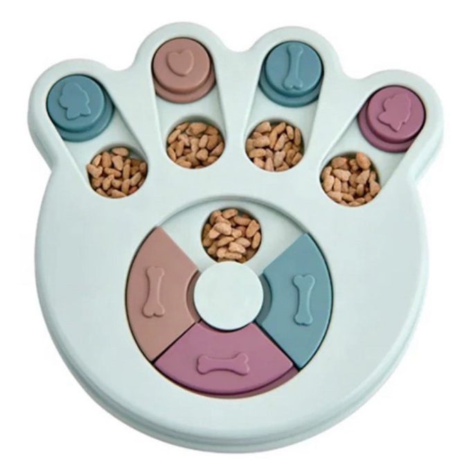 Puzzle Toy Slow Feeder For Treats Blue