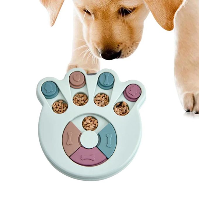 Puzzle Toy Slow Feeder For Treats Blue