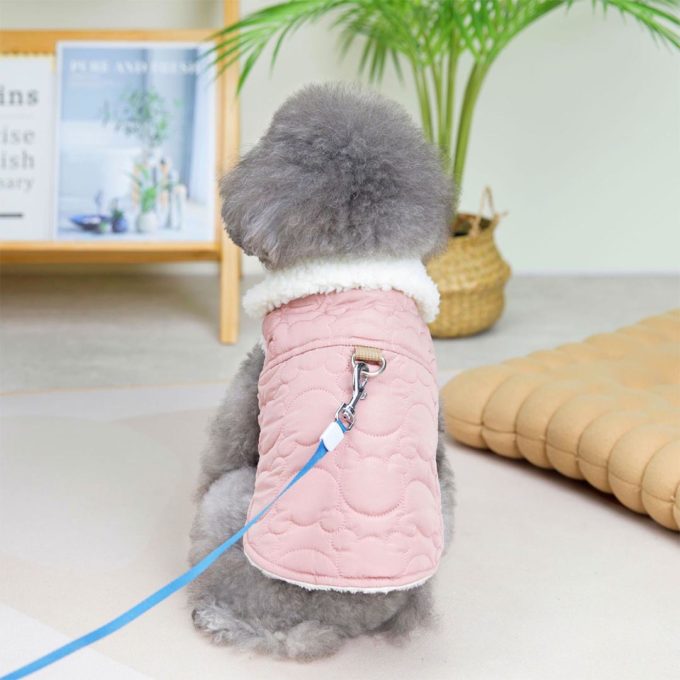 Winter Dog Coat Pink